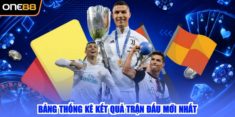 Bảng thống kê kết quả trận đấu mới nhất